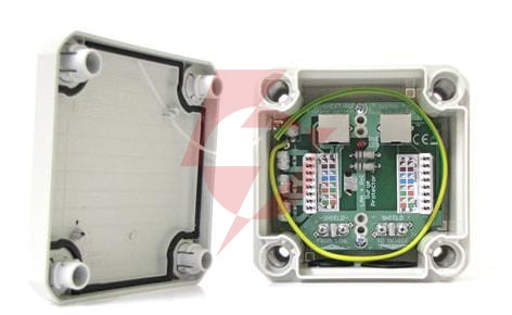 Zewnętrzne zabezpieczenie przeciwprzepięciowe ip serii extreme z ochroną poe ewimar box-1-ptf-51-ext