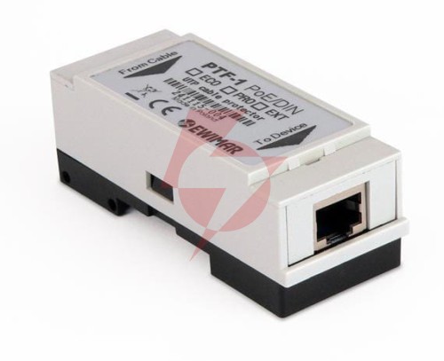 Ogranicznik przepięć lan na szynę din serii extreme ewimar ptf-51-ext/poe/din