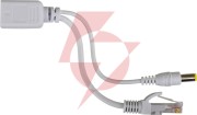 Zestaw adapterów poe ze złączami typu rj pulsar p-poe1