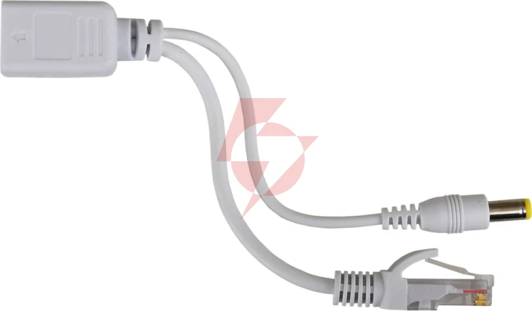 Zestaw adapterów poe ze złączami typu rj pulsar p-poe1