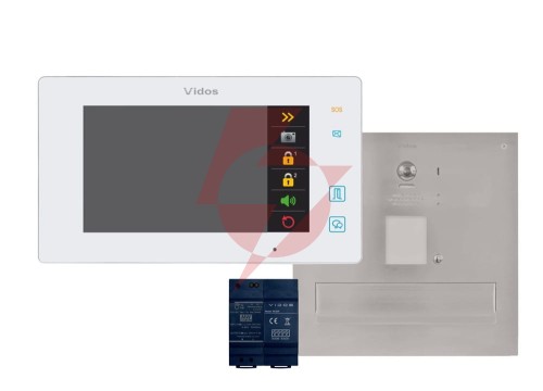 Skrzynka na listy vidos duo z monitorem m1021w/s1201-sk