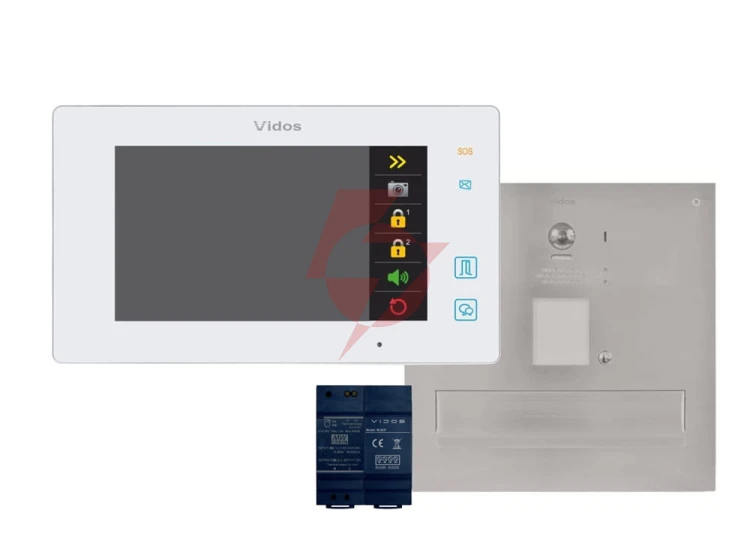 Skrzynka na listy vidos duo z monitorem m1021w/s1201-sk