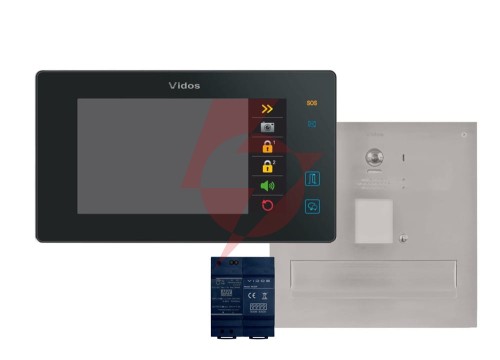 Skrzynka na listy vidos duo z monitorem m1021b/s1201-sk