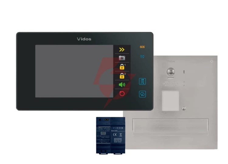 Skrzynka na listy vidos duo z monitorem m1021b/s1201-sk