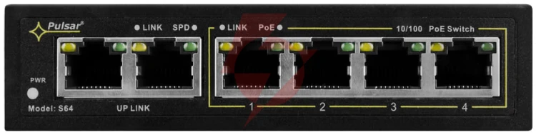 Switch poe 4+2 pulsar s64