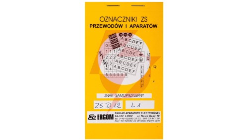 Znaki samoprzylepne ZS D12/L1 E04ZP-02030400500