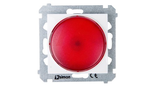 Simon 54 Sygnalizator świetlny LED czerwone światło biały DSS2.01/11
