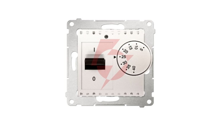 Simon 54 Regulator temperatury 16A 5-40C IP20 kremowy DRT10W.02/41