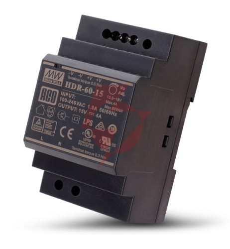 Aco ps-hdr-60-15ma video din 13,5-18vdc, 4a;18010