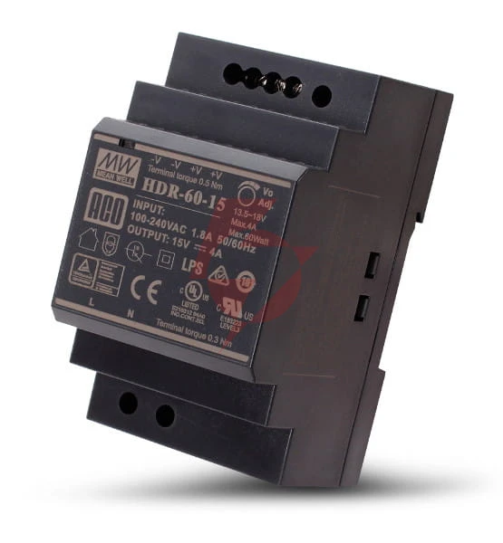 Aco ps-hdr-60-15ma video din 13,5-18vdc, 4a;18010