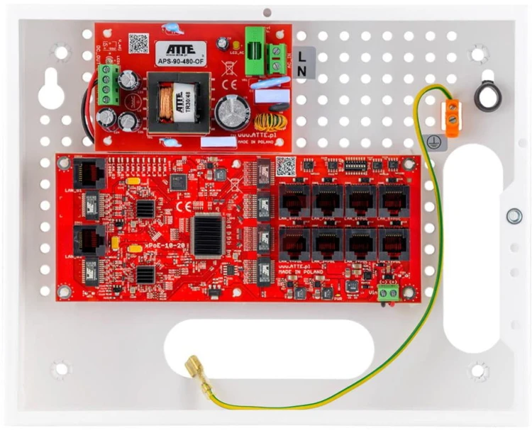 Switch atte ip-8-20-e do 8 kamer ip