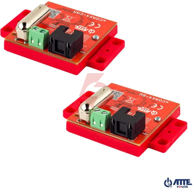 Zestaw aktywnych konwerterów do transmisji ethernet oraz poe atte xcoax4-set