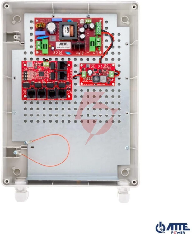 Switch poe 5-portowy z zasilaniem buforowym atte ipups-5-11-xl2