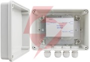 Extender poe w obudowie hermetycznej do 2 kamer ip pulsar ext-poe2h