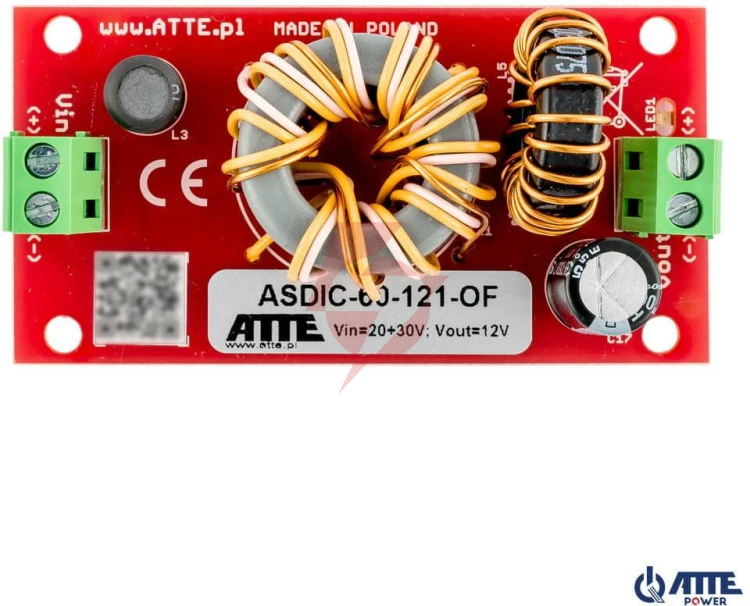 Przetwornica dc/dc atte asdic-60-121-of