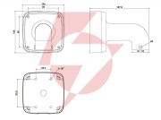 Uchwyt dahua pfb302s-v2