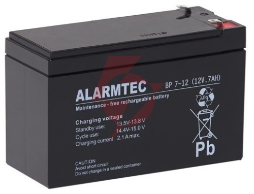 Akumulator agm alarmtec serii bp 12v 7ah