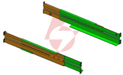 Zestaw szyn montażowych do szaf 19" powerwalker dla ups vi r1u