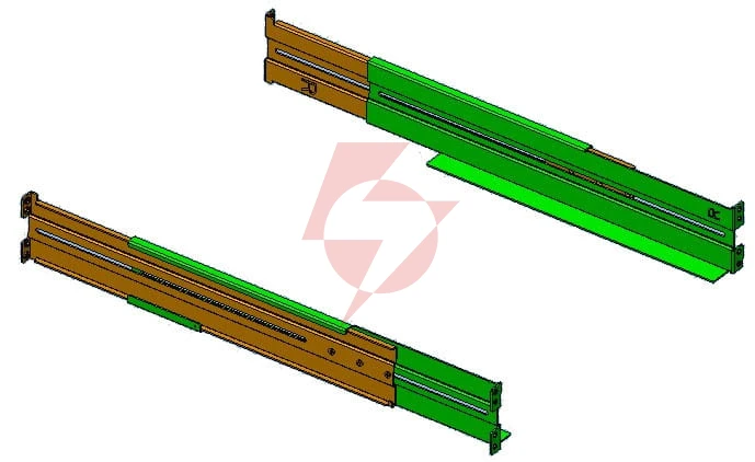 Zestaw szyn montażowych do szaf 19" powerwalker dla ups vi r1u