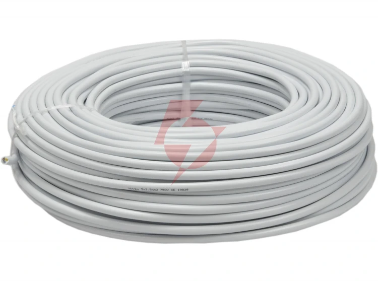 Przewód elektryczny drut okrągły ydy 3x1,5mm2 450/750v mercor 1m