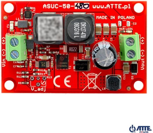 Przetwornica dc/dc atte asuc-50-480-of