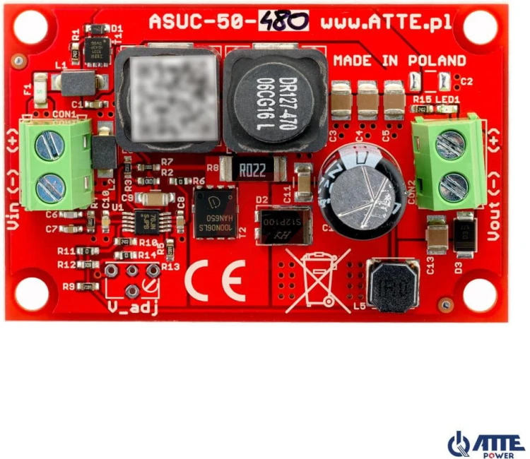 Przetwornica dc/dc atte asuc-50-480-of