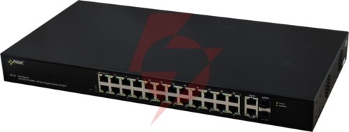 Switch poe pulsar sf124 24+2 uplink/sfp poe+ gigabit
