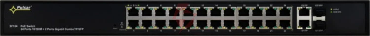 Switch poe pulsar sf124 24+2 uplink/sfp poe+ gigabit