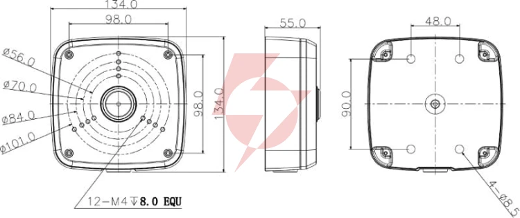 Adapter dahua pfa122-v2