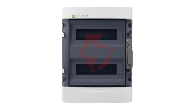 Rozdzielnica hermetyczna EP-LUX natynkowa 2x12 1500V DC1000V AC PE+N dymny IP65 1956-01