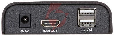 Odbiornik extendera hdmi+usb-ex-100/rx signal
