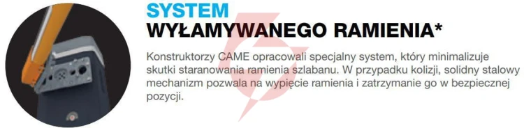 Szlaban came gard gt8 - zestaw do 8 metrów