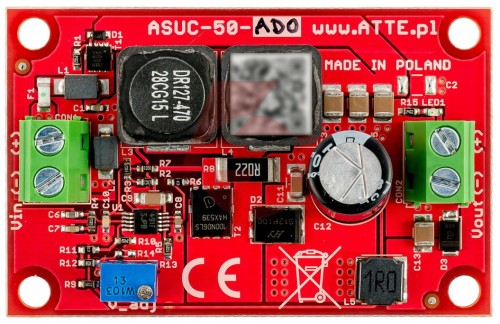 Przetwornica dc/dc atte asuc-50-ad0-of