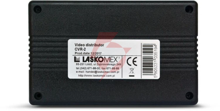 Laskomex cv-r2 cvr-2 moduł rozdzielacza wideo do monitorów (obsługujący do 4 monitorów)