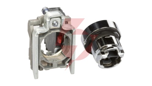Przycisk sterowniczy 22mm czerwony z samopowrotem 1R XB4BA42