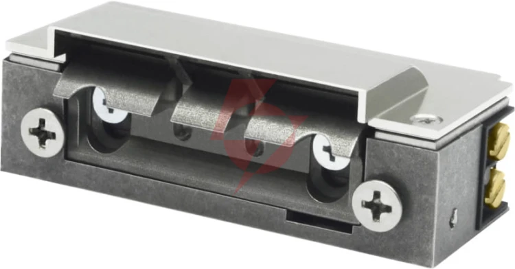 Elektrozaczep przeciwpożarowy hartte xshd24r-c 24v dc rewersyjny z wyślizgiem