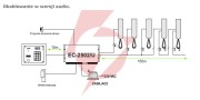 Laskomex cp-2502np czarny panel audio z mini listą lokatorów