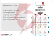 Laskomex cp-2502np czarny panel audio z mini listą lokatorów