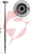 Teleskopowy uchwyt sufitowy kamery br-150x300