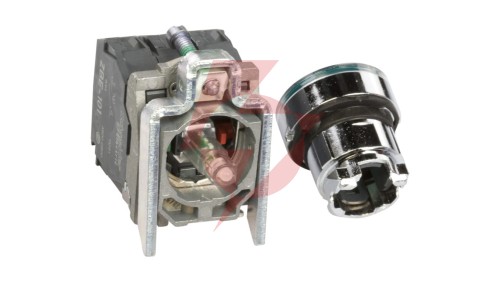 Przycisk sterowniczy 22mm zielony z samopowrotem z podświetleniem 1Z 1R XB4BW33B5
