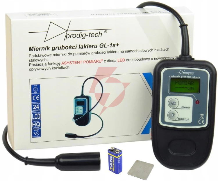 Miernik grubości lakieru prodig-tech gl-1s+ fe