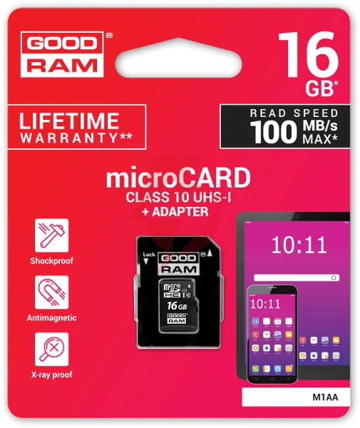 Karta pamięci microsd goodram uhs-i 16gb