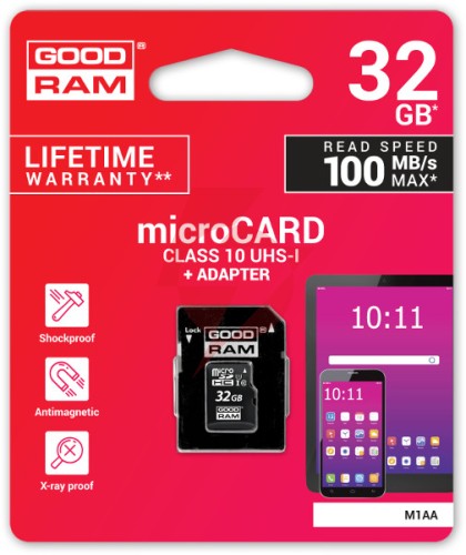 Karta pamięci microsd goodram uhs-i 32gb