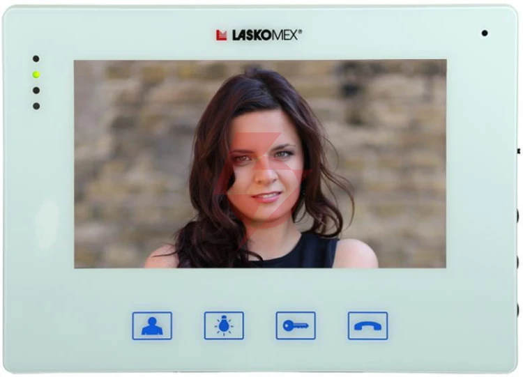 Laskomex monitor mvc-8151 biały kolor 7 cali 