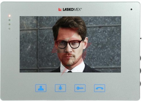 Laskomex monitor mvc-8151 srebrny kolor 7" 