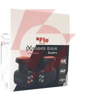 Konwerter quattro fte excellento black lte 0,1db