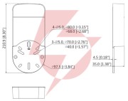 Uchwyt dahua pfa12a
