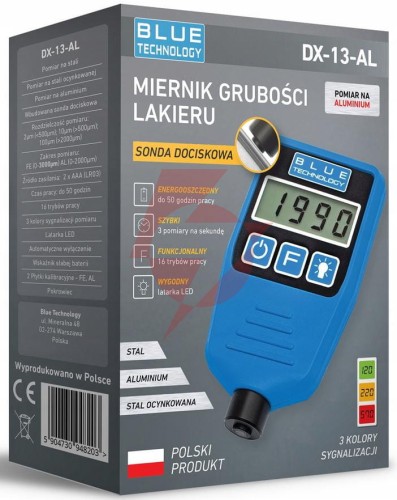 Miernik grubości lakieru blue technology dx-13-al