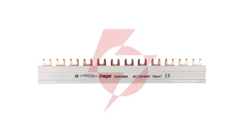 Szyna łączeniowa 3P 80A 16mm2 widełkowa (12 mod.) KDN380A