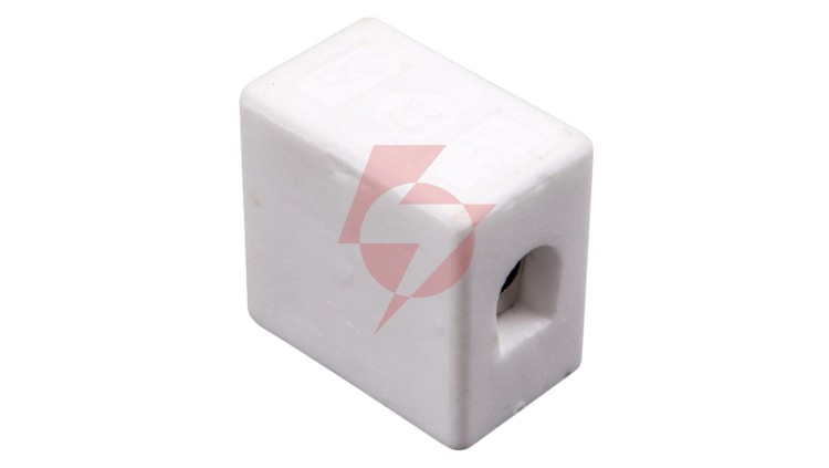 Złączka gwintowa porcelanowa 10mm² 1-tory biała CPO-15A-1P 80721516